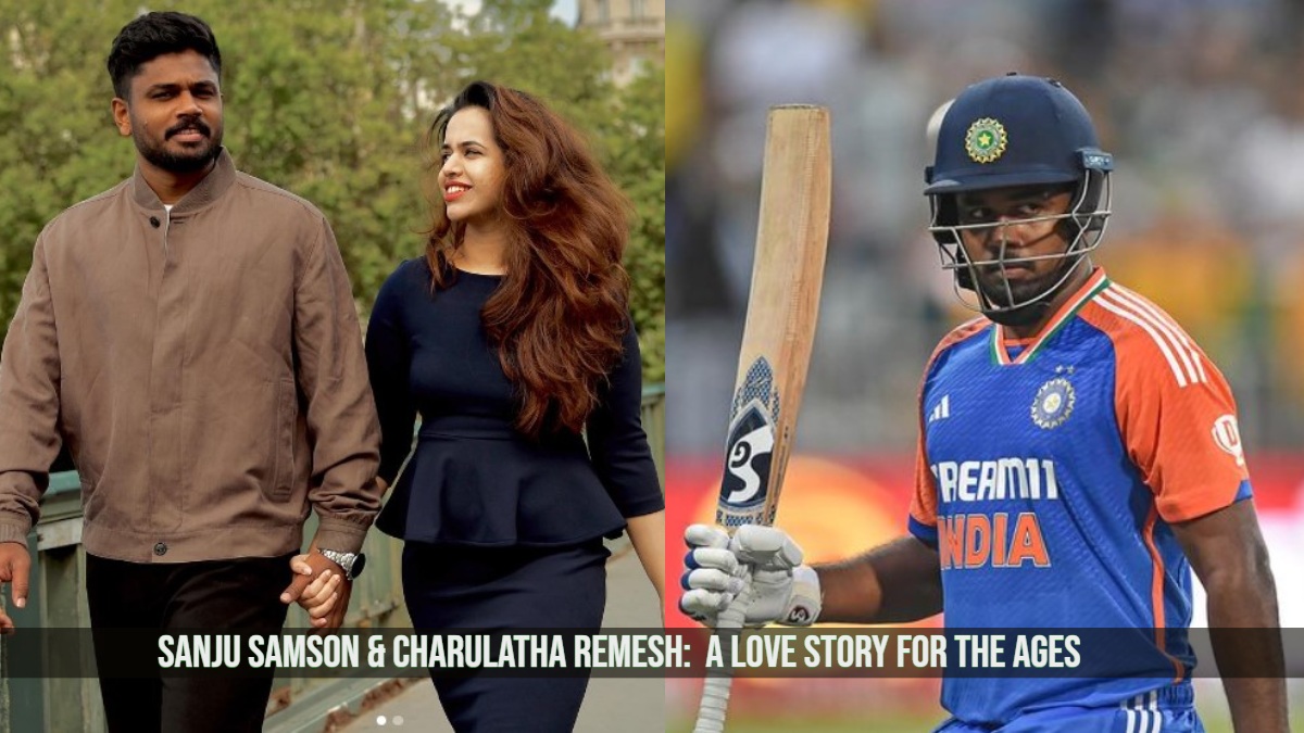Sanju Samson और Charulatha की मोहब्बत की क्लासिक Love Story: College Crush से शादी तक का रोमांटिक सफर